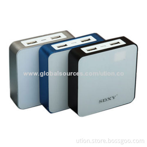 2014 New Fashion 7,800mAh Mobile Portable Power Banks, Free Sample and Logos